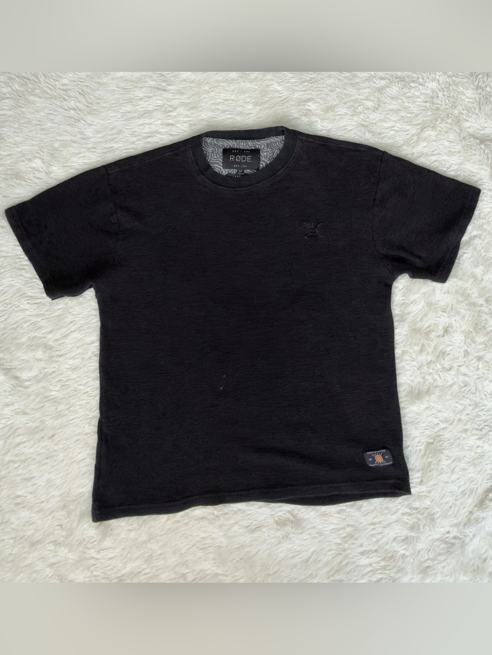 Rode Black Short-Sleeve Crew Tee